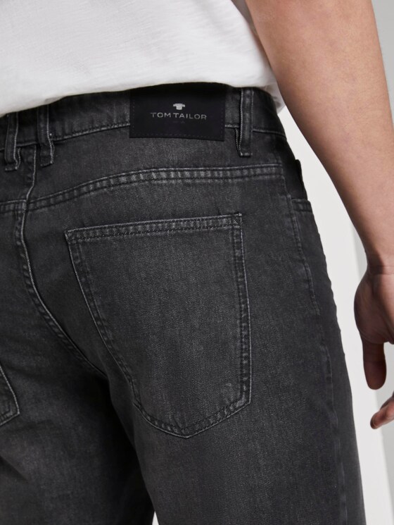 Josh Regular Slim Jeans-Shorts in Vintage-Waschung - Männer - black stone wash denim Josh Regular Slim Jeans-Shorts in Vintage-Waschung - Männer - black stone wash denim - 10 - TOM TAILOR