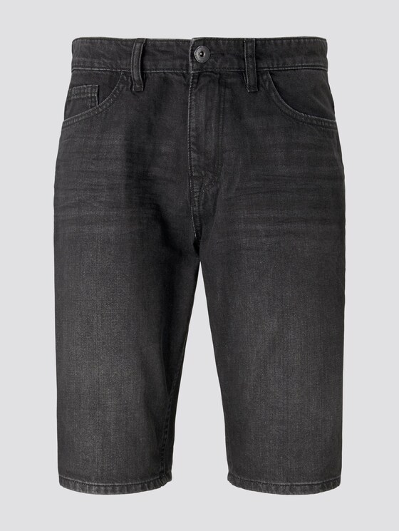 Josh Regular Slim Jeans-Shorts in Vintage-Waschung - Männer - black stone wash denim Josh Regular Slim Jeans-Shorts in Vintage-Waschung - Männer - black stone wash denim - 7 - TOM TAILOR