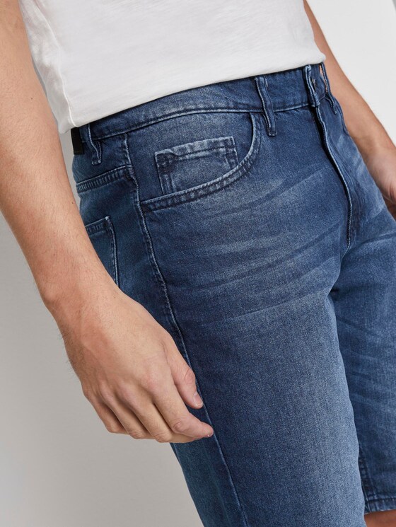 Josh Regular Slim Jeans-Shorts in Vintage-Waschung - Männer - mid stone wash denim Josh Regular Slim Jeans-Shorts in Vintage-Waschung - Männer - mid stone wash denim - 9 - TOM TAILOR