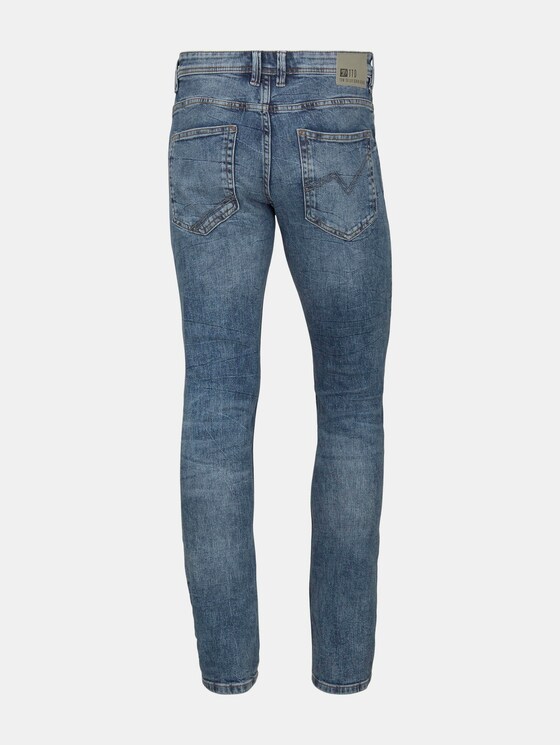 Aedan straight jeans - Men - Super Stone Blue Denim Aedan straight jeans - Men - Super Stone Blue Denim - 8 - TOM TAILOR Denim