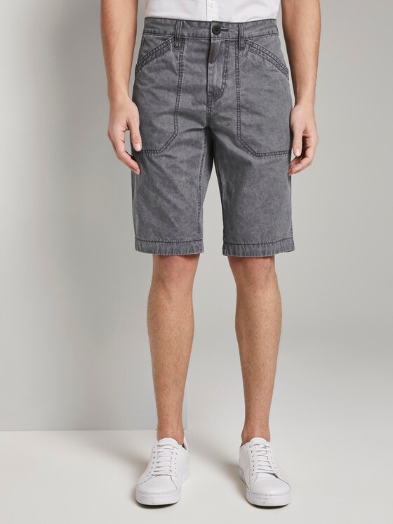 Josh Regular Slim Shorts - Männer - Blue Grey Josh Regular Slim Shorts - Männer - Blue Grey - 1 - TOM TAILOR
