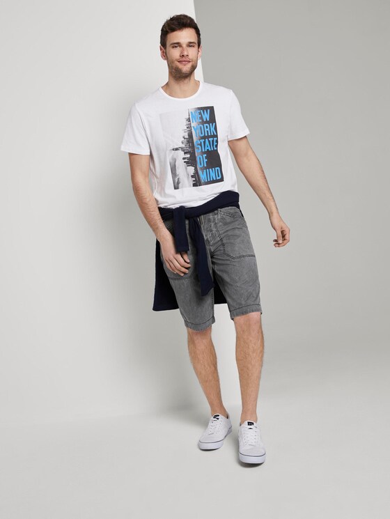 Josh Regular Slim Shorts - Männer - Tarmac Grey Josh Regular Slim Shorts - Männer - Tarmac Grey - 3 - TOM TAILOR