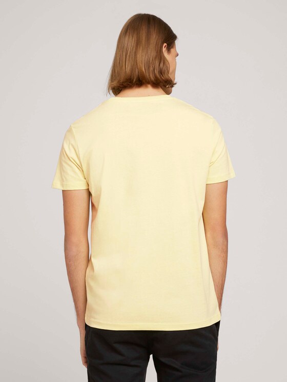 T-Shirt mit Print - Männer - cream yellow T-Shirt mit Print - Männer - cream yellow - 2 - TOM TAILOR Denim