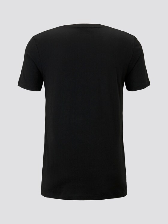 T-Shirt mit Print - Männer - Black T-Shirt mit Print - Männer - Black - 8 - TOM TAILOR Denim