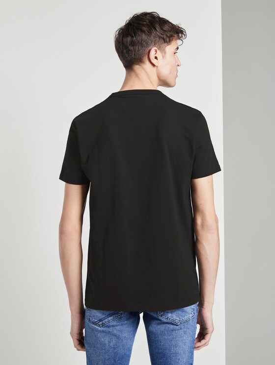 Schlichtes T-Shirt - Männer - Black Schlichtes T-Shirt - Männer - Black - 2 - TOM TAILOR Denim