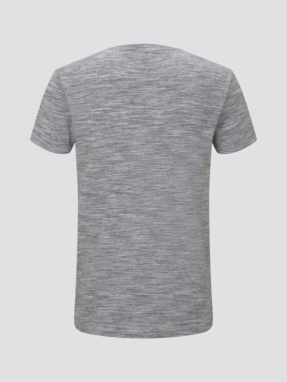 T-Shirt mit schlichtem Print - Männer - white new space dye T-Shirt mit schlichtem Print - Männer - white new space dye - 8 - TOM TAILOR Denim