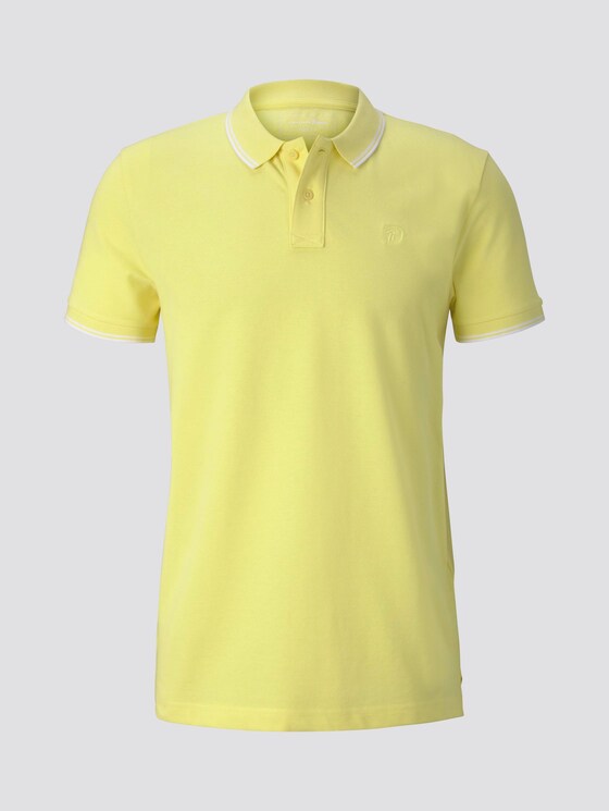 Strukturiertes Poloshirt - Männer - canary light Strukturiertes Poloshirt - Männer - canary light - 7 - TOM TAILOR Denim
