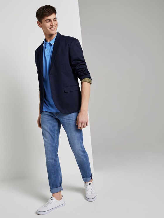 Polo hemd met textuur - Mannen - water sport blue Polo hemd met textuur - Mannen - water sport blue - 3 - TOM TAILOR Denim