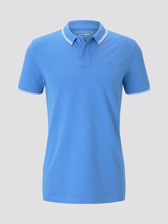 Polo hemd met textuur - Mannen - water sport blue Polo hemd met textuur - Mannen - water sport blue - 7 - TOM TAILOR Denim