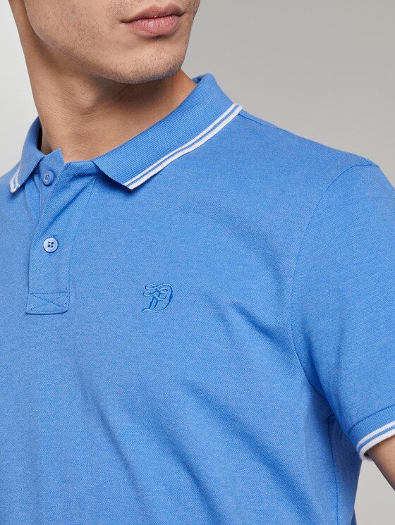 Polo hemd met textuur - Mannen - water sport blue Polo hemd met textuur - Mannen - water sport blue - 9 - TOM TAILOR Denim