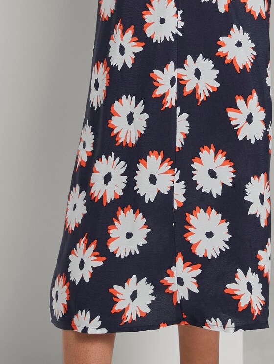 Fließender Rock mit Print - Frauen - navy floral design Fließender Rock mit Print - Frauen - navy floral design - 9 - Mine to five
