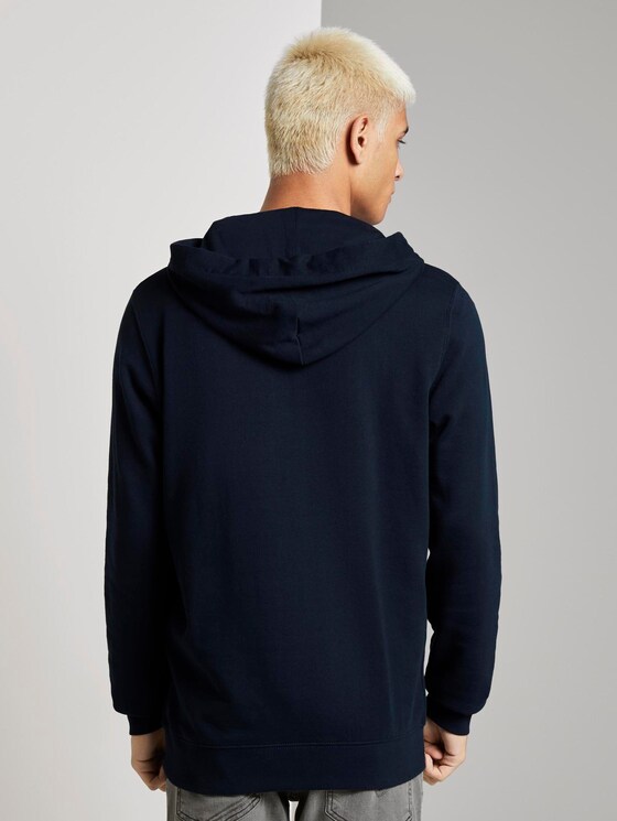Hoodie mit Brustprint - Männer - Sky Captain Blue Hoodie mit Brustprint - Männer - Sky Captain Blue - 2 - TOM TAILOR Denim