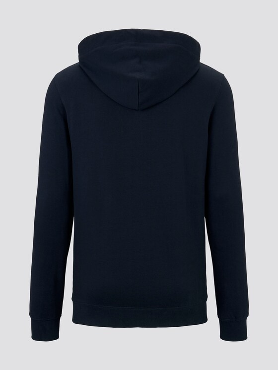 Hoodie mit Brustprint - Männer - Sky Captain Blue Hoodie mit Brustprint - Männer - Sky Captain Blue - 8 - TOM TAILOR Denim