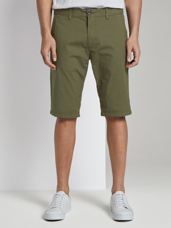 Josh Regular Slim Chino-Shorts - Männer - Olive Night Green Josh Regular Slim Chino-Shorts - Männer - Olive Night Green - 1 - TOM TAILOR