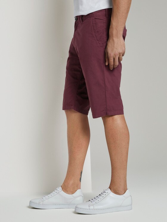 Josh Regular Slim Chino-Shorts - Männer - bordeaux red Josh Regular Slim Chino-Shorts - Männer - bordeaux red - 11 - TOM TAILOR