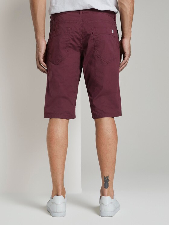 Josh Regular Slim Chino-Shorts - Männer - bordeaux red Josh Regular Slim Chino-Shorts - Männer - bordeaux red - 2 - TOM TAILOR