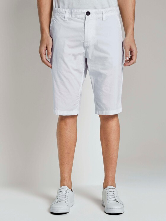 Josh Regular Slim Chino-Shorts - Männer - White Josh Regular Slim Chino-Shorts - Männer - White - 1 - TOM TAILOR