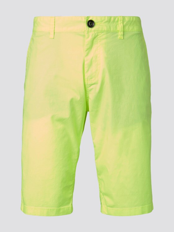 Josh Regular Slim Chino-Shorts - Männer - bright neon yellow Josh Regular Slim Chino-Shorts - Männer - bright neon yellow - 7 - TOM TAILOR