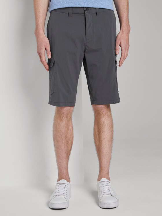 Funktionale Josh Regular Slim Cargo-Shorts - Männer - Phanton Dark Grey Funktionale Josh Regular Slim Cargo-Shorts - Männer - Phanton Dark Grey - 1 - TOM TAILOR
