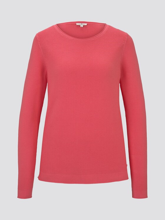 Strickpullover mit Rundhalsausschnitt - Frauen - charming pink Strickpullover mit Rundhalsausschnitt - Frauen - charming pink - 7 - TOM TAILOR
