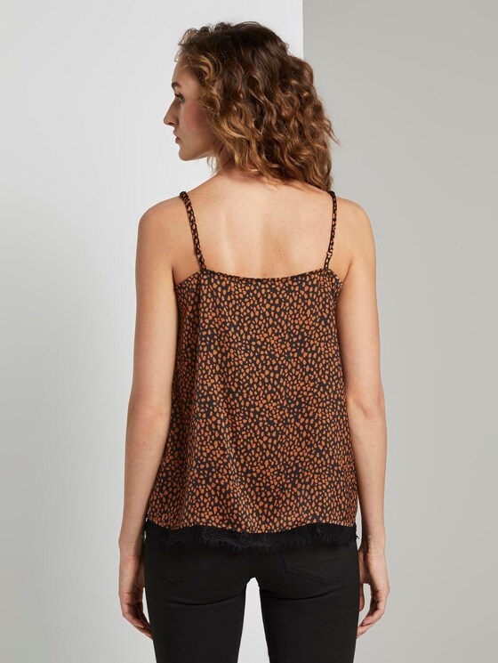 Camisole-Top mit Spitzendetail - Frauen - black leo print Camisole-Top mit Spitzendetail - Frauen - black leo print - 2 - TOM TAILOR Denim