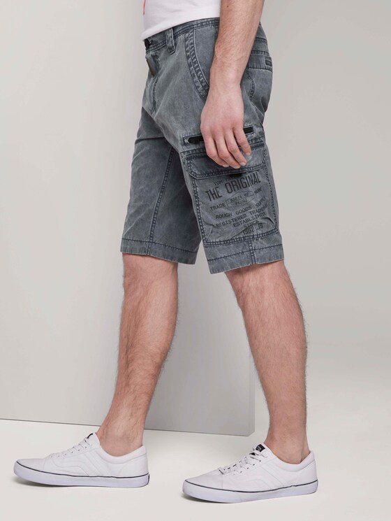 Cargo Bermuda-Shorts im Washed-Look - Männer - Blue Grey Cargo Bermuda-Shorts im Washed-Look - Männer - Blue Grey - 11 - TOM TAILOR