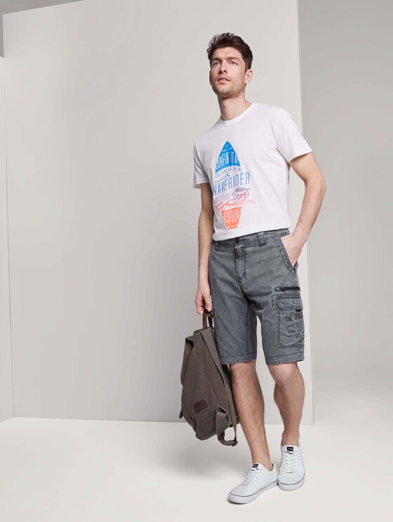 Cargo Bermuda-Shorts im Washed-Look - Männer - Blue Grey Cargo Bermuda-Shorts im Washed-Look - Männer - Blue Grey - 3 - TOM TAILOR