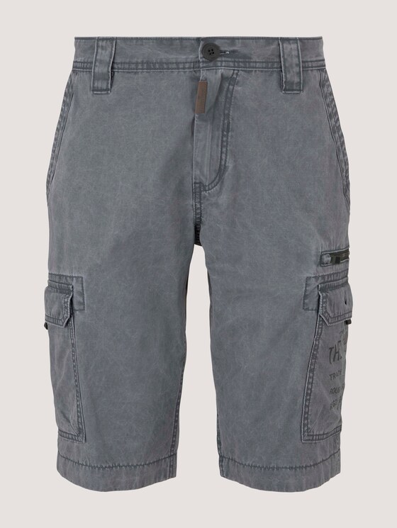 Cargo Bermuda-Shorts im Washed-Look - Männer - Blue Grey Cargo Bermuda-Shorts im Washed-Look - Männer - Blue Grey - 7 - TOM TAILOR