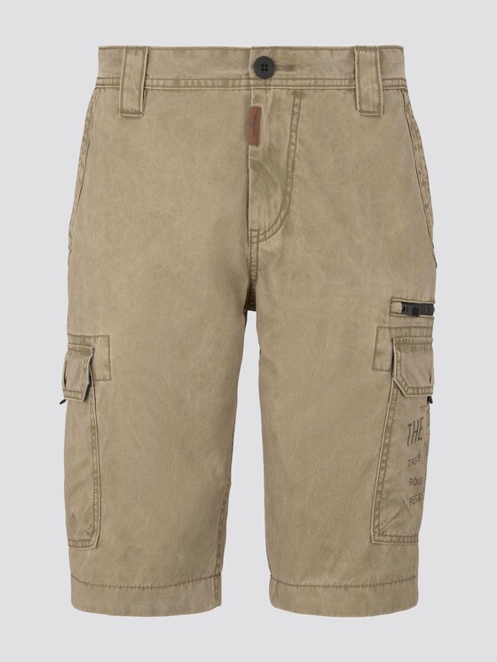 Cargo Bermuda-Shorts im Washed-Look - Männer - Honey Camel beige Cargo Bermuda-Shorts im Washed-Look - Männer - Honey Camel beige - 7 - TOM TAILOR