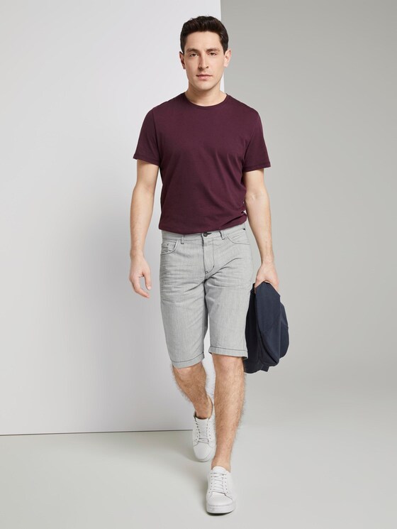 Basic denim shorts - Men - Sky Captain Blue Basic denim shorts - Men - Sky Captain Blue - 3 - TOM TAILOR