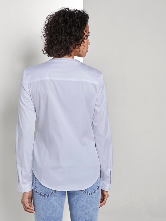 Satin-Bluse - Frauen - White Satin-Bluse - Frauen - White - 2 - Mine to five