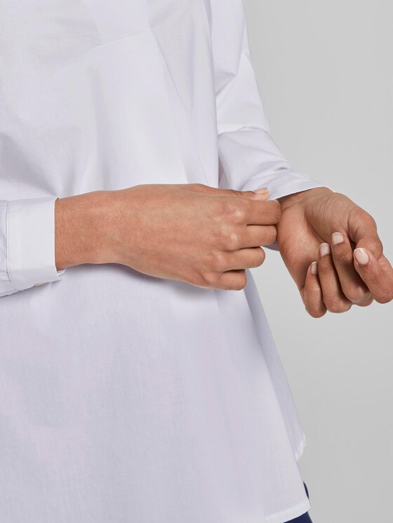 Schlichte Tunika-Bluse - Frauen - White Schlichte Tunika-Bluse - Frauen - White - 10 - Mine to five