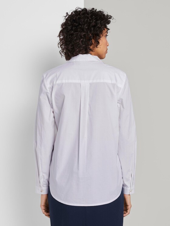 Schlichte Tunika-Bluse - Frauen - White Schlichte Tunika-Bluse - Frauen - White - 2 - Mine to five