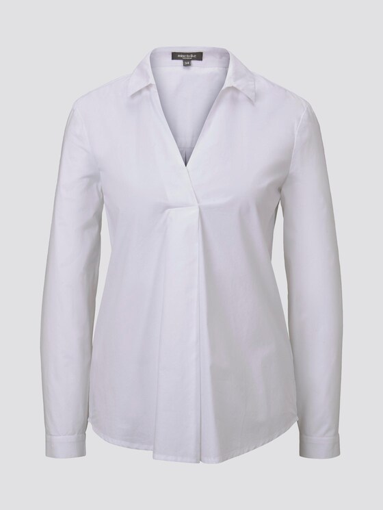 Schlichte Tunika-Bluse - Frauen - White Schlichte Tunika-Bluse - Frauen - White - 7 - Mine to five