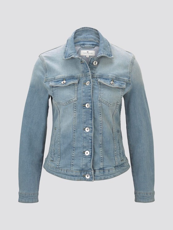 Jeansjacke - Frauen - Used Light Stone Blue Denim Jeansjacke - Frauen - Used Light Stone Blue Denim - 7 - TOM TAILOR