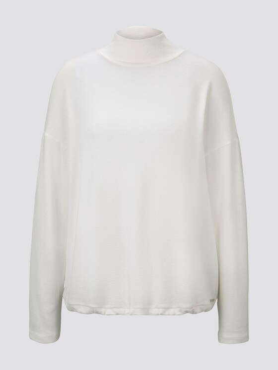 Langarmshirt mit Turtle-Neck - Frauen - Off White Langarmshirt mit Turtle-Neck - Frauen - Off White - 7 - TOM TAILOR Denim