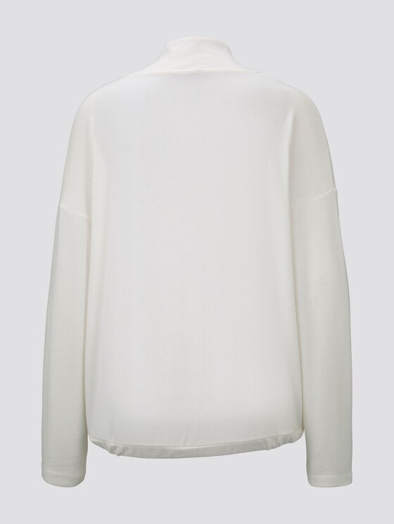 Langarmshirt mit Turtle-Neck - Frauen - Off White Langarmshirt mit Turtle-Neck - Frauen - Off White - 8 - TOM TAILOR Denim
