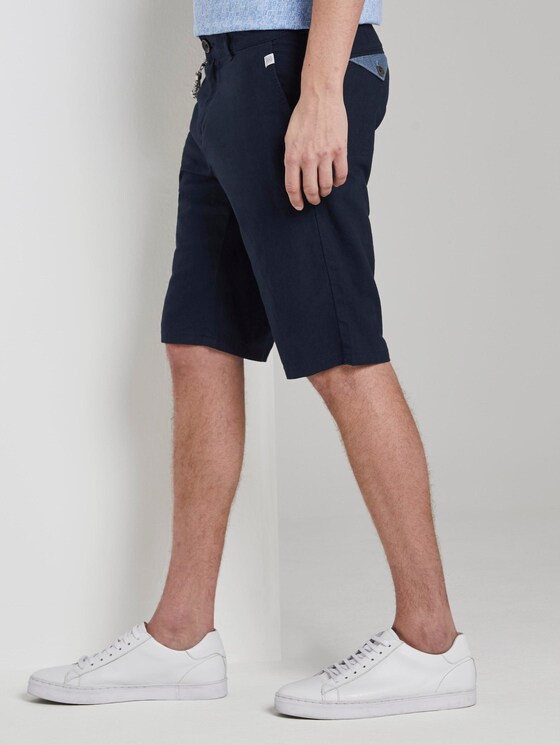 Chino-Shorts mit Kordelanhänger - Männer - Sky Captain Blue Chino-Shorts mit Kordelanhänger - Männer - Sky Captain Blue - 11 - TOM TAILOR