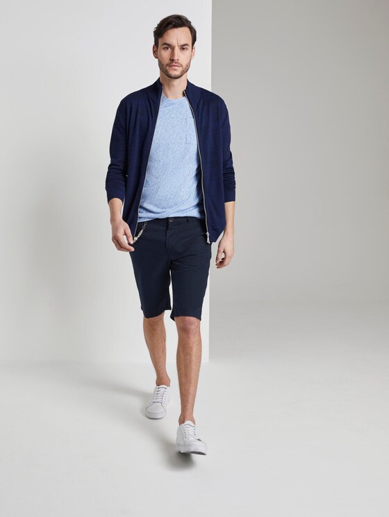 Chino-Shorts mit Kordelanhänger - Männer - Sky Captain Blue Chino-Shorts mit Kordelanhänger - Männer - Sky Captain Blue - 3 - TOM TAILOR