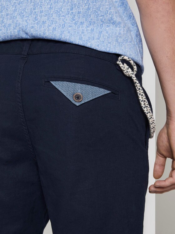 Chino-Shorts mit Kordelanhänger - Männer - Sky Captain Blue Chino-Shorts mit Kordelanhänger - Männer - Sky Captain Blue - 9 - TOM TAILOR