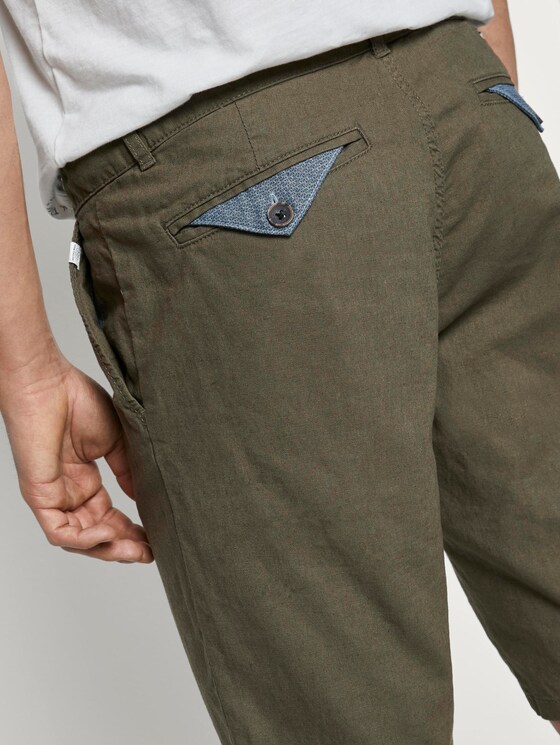 Chino-Shorts mit Kordelanhänger - Männer - Olive Night Green Chino-Shorts mit Kordelanhänger - Männer - Olive Night Green - 10 - TOM TAILOR