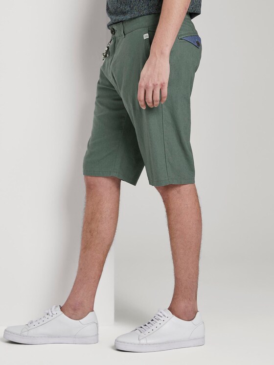 Chino-Shorts mit Kordelanhänger - Männer - Pale Bark Green Chino-Shorts mit Kordelanhänger - Männer - Pale Bark Green - 11 - TOM TAILOR