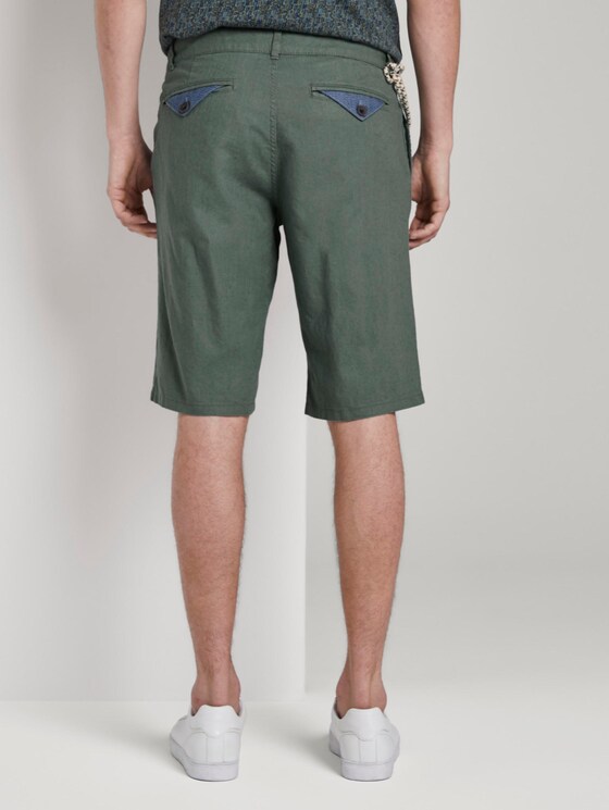Chino-Shorts mit Kordelanhänger - Männer - Pale Bark Green Chino-Shorts mit Kordelanhänger - Männer - Pale Bark Green - 2 - TOM TAILOR