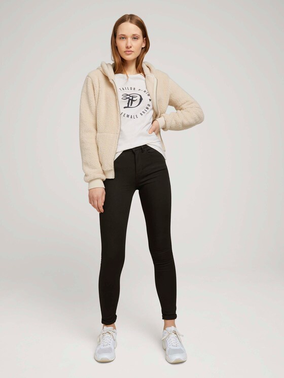 Jersey T-Shirt mit Print - Frauen - Gardenia White Jersey T-Shirt mit Print - Frauen - Gardenia White - 3 - TOM TAILOR Denim