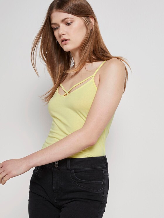 Top mit Bio-Baumwolle - Frauen - daffodil yellow Top mit Bio-Baumwolle - Frauen - daffodil yellow - 5 - TOM TAILOR Denim