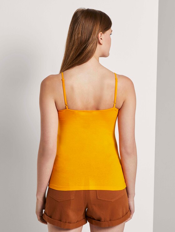 Bbiologisch katoen top - Vrouwen - orange yellow Bbiologisch katoen top - Vrouwen - orange yellow - 2 - TOM TAILOR Denim