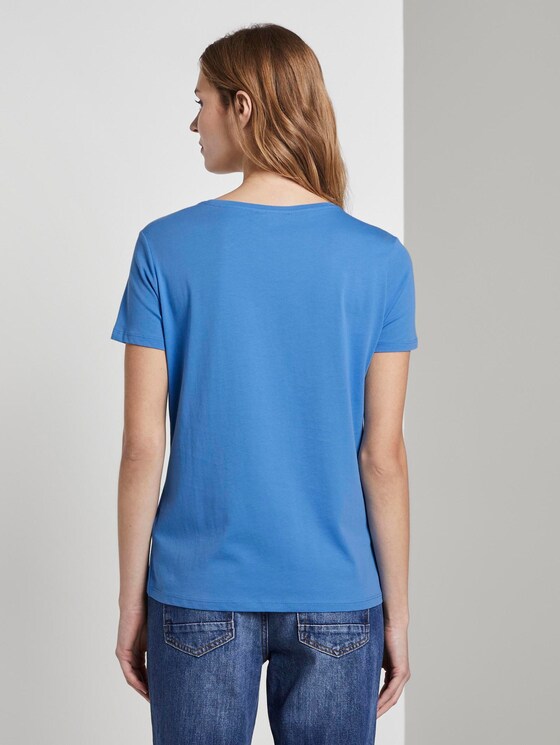 T-Shirt mit Love-Print - Frauen - water sport blue T-Shirt mit Love-Print - Frauen - water sport blue - 2 - TOM TAILOR Denim