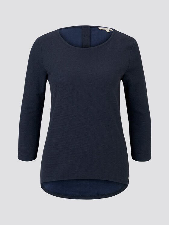 3/4 Arm Shirt - Frauen - Real Navy Blue 3/4 Arm Shirt - Frauen - Real Navy Blue - 7 - TOM TAILOR Denim