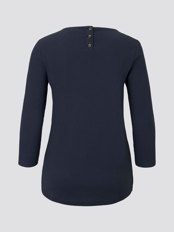 3/4 Arm Shirt - Frauen - Real Navy Blue 3/4 Arm Shirt - Frauen - Real Navy Blue - 8 - TOM TAILOR Denim