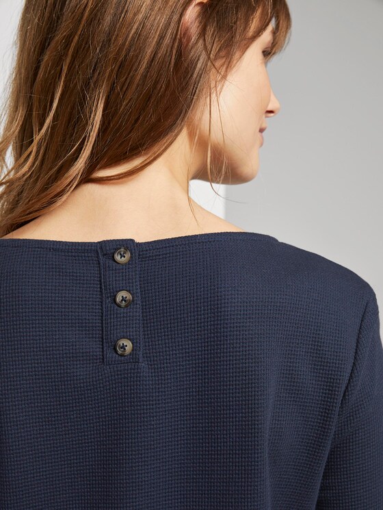 3/4 Arm Shirt - Frauen - Real Navy Blue 3/4 Arm Shirt - Frauen - Real Navy Blue - 9 - TOM TAILOR Denim